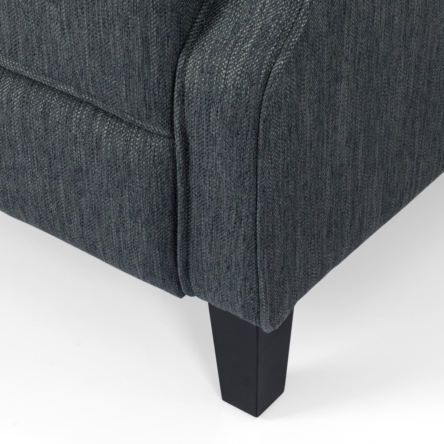 Fauteuil inclinable contemporain en tissu capitonné Wellscross par Christopher Knight Home