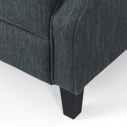 Fauteuil inclinable contemporain en tissu capitonné Wellscross par Christopher Knight Home