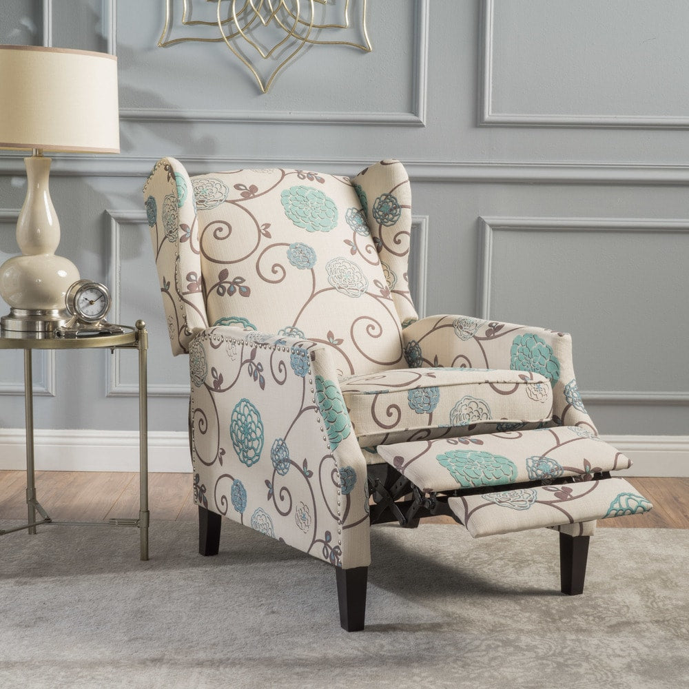 Fauteuil inclinable à oreilles Wescott par Christopher Knight Home