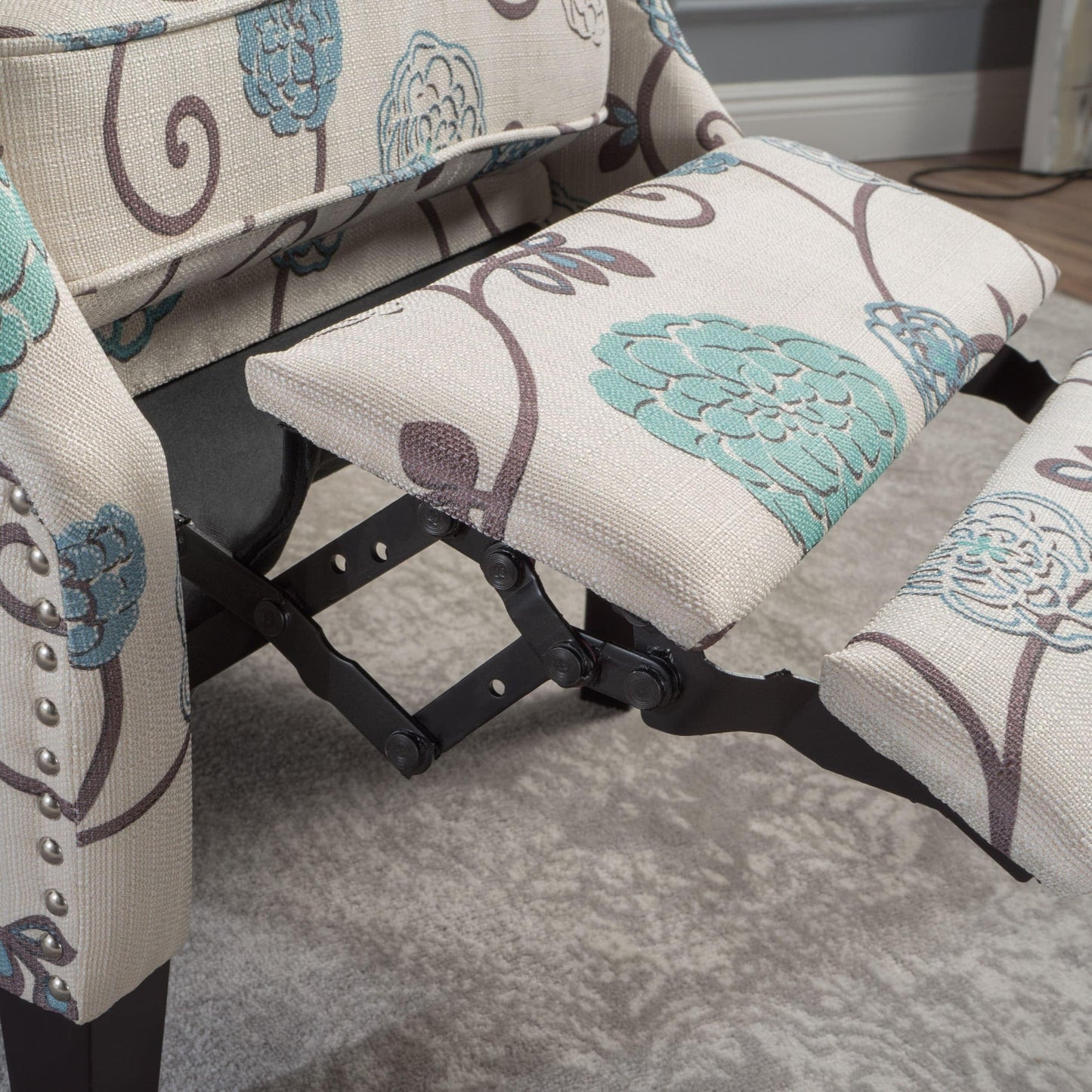 Fauteuil inclinable à oreilles Wescott par Christopher Knight Home