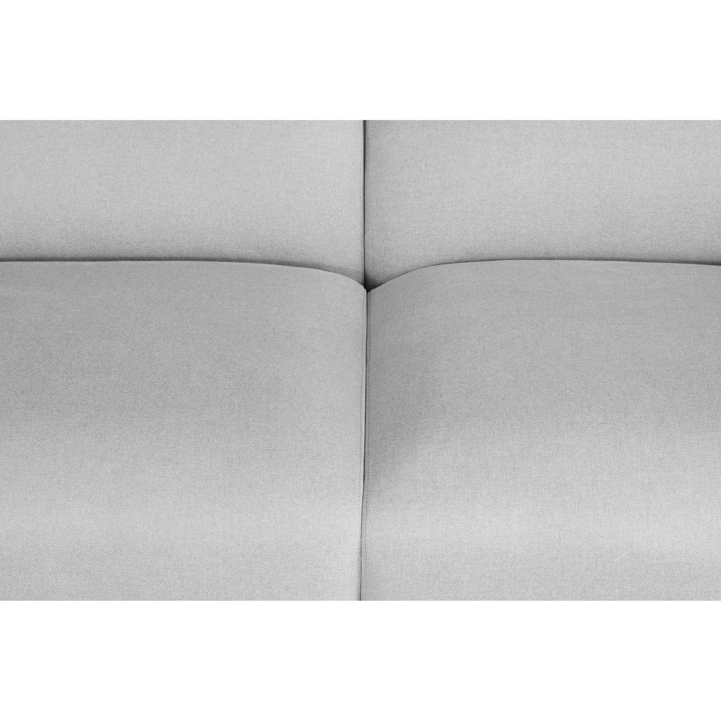 Ensemble de salon sectionnel rembourré Whisper avec chaises modulaires, accoudoirs amovibles et pouf