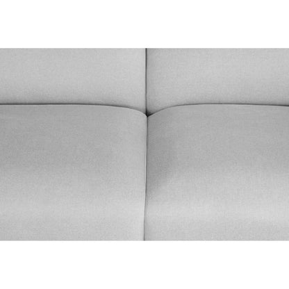 Ensemble de salon sectionnel rembourré Whisper avec chaises modulaires, accoudoirs amovibles et pouf