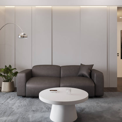 Ensemble de salon sectionnel rembourré Whisper avec chaises modulaires, accoudoirs amovibles et pouf