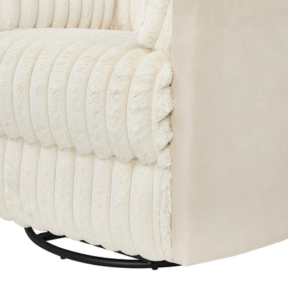 Fauteuil inclinable manuel à revêtement en velours côtelé Wide Wale