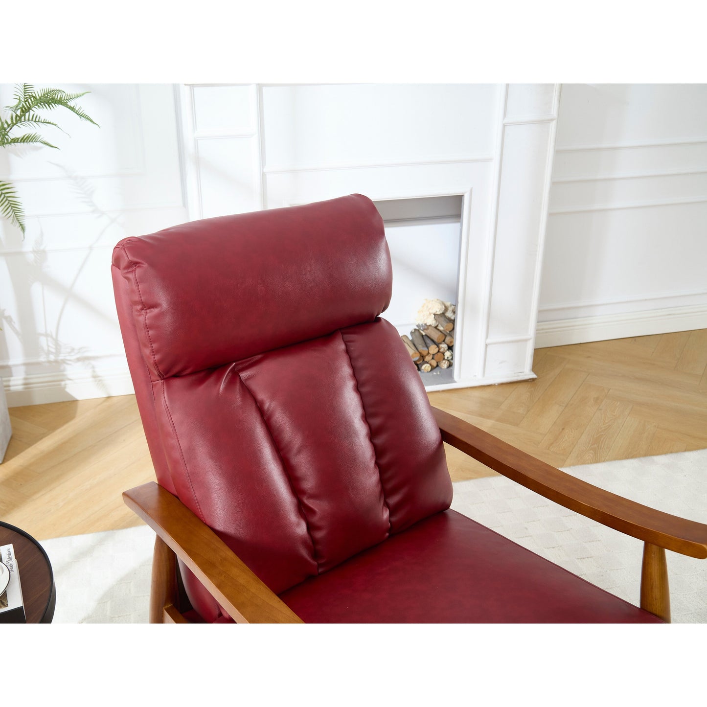 Chaise longue réglable rouge vin 26,38