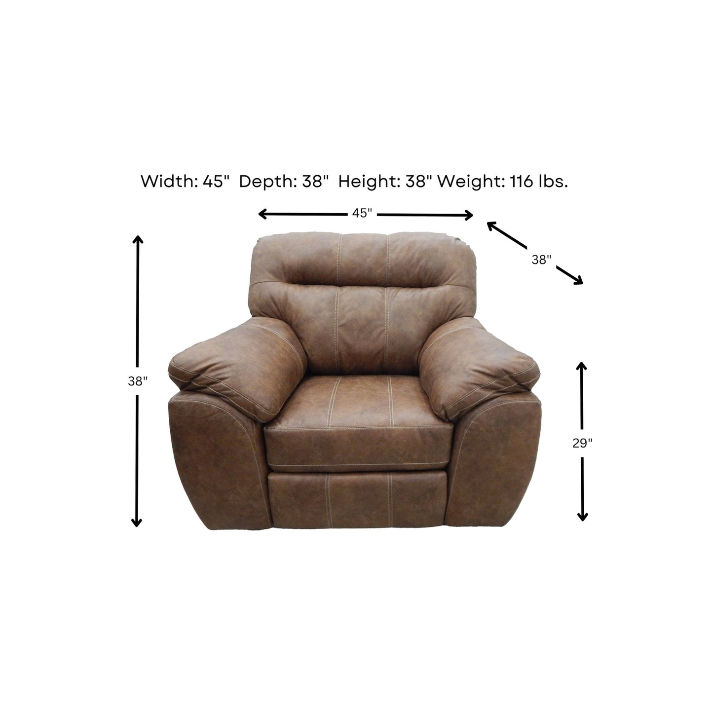 Fauteuil inclinable à bascule Timberline de Woodhaven Furniture