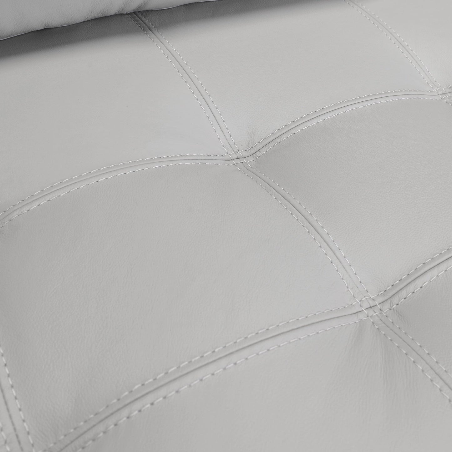 Canapé Wynne Modern en cuir véritable