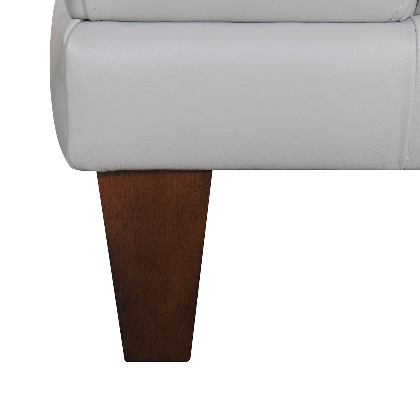 Canapé Wynne Modern en cuir véritable