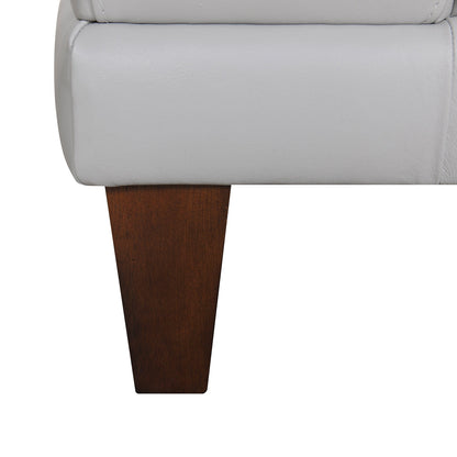 Canapé Wynne Modern en cuir véritable