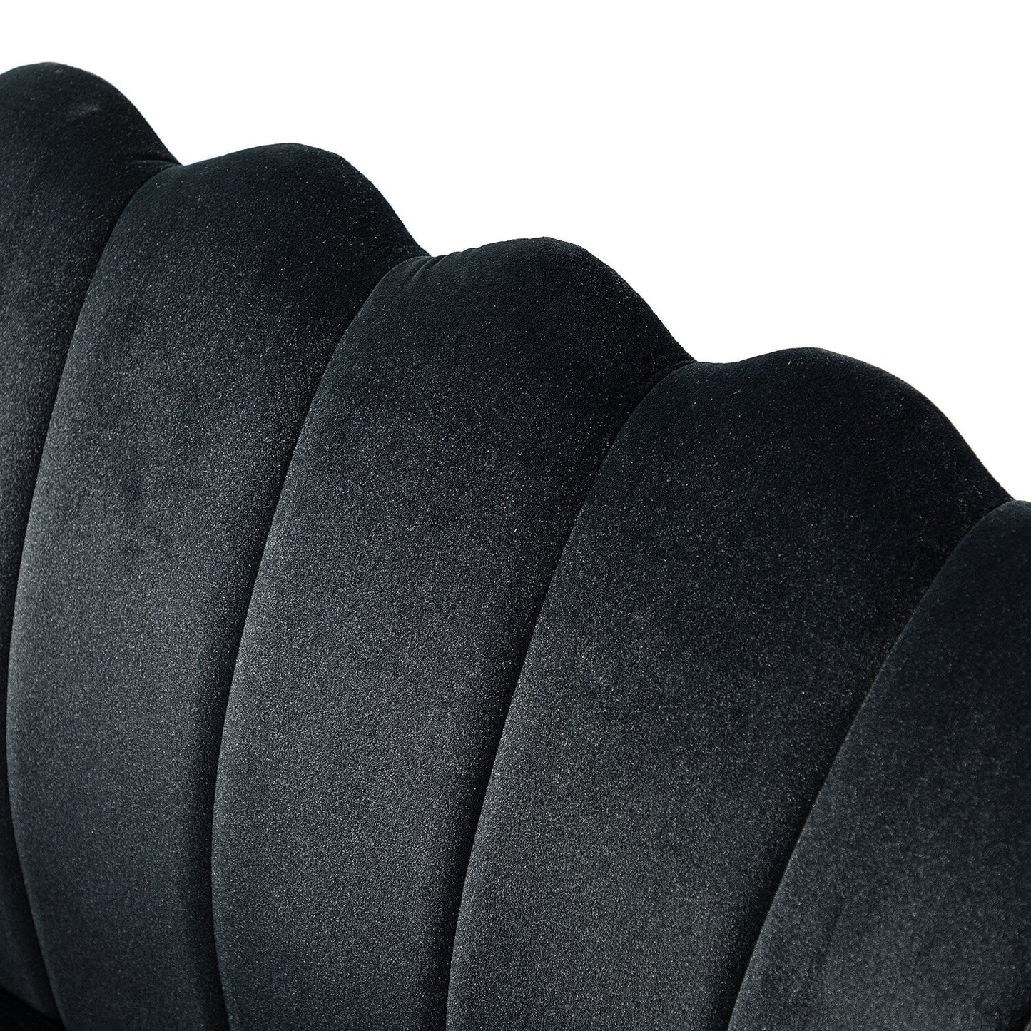 Causeuse Xabier 52'' avec dossier en forme de fleur