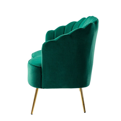 Causeuse Xabier 52'' avec dossier en forme de fleur