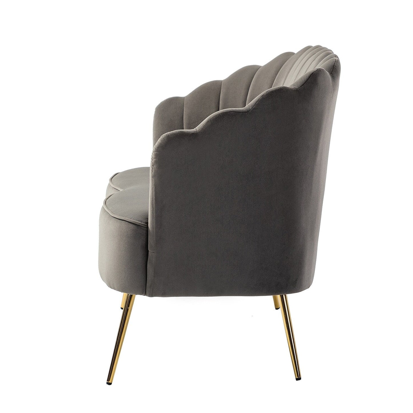 Causeuse Xabier 52'' avec dossier en forme de fleur