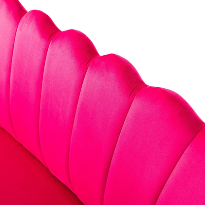 Causeuse Xabier 52'' avec dossier en forme de fleur