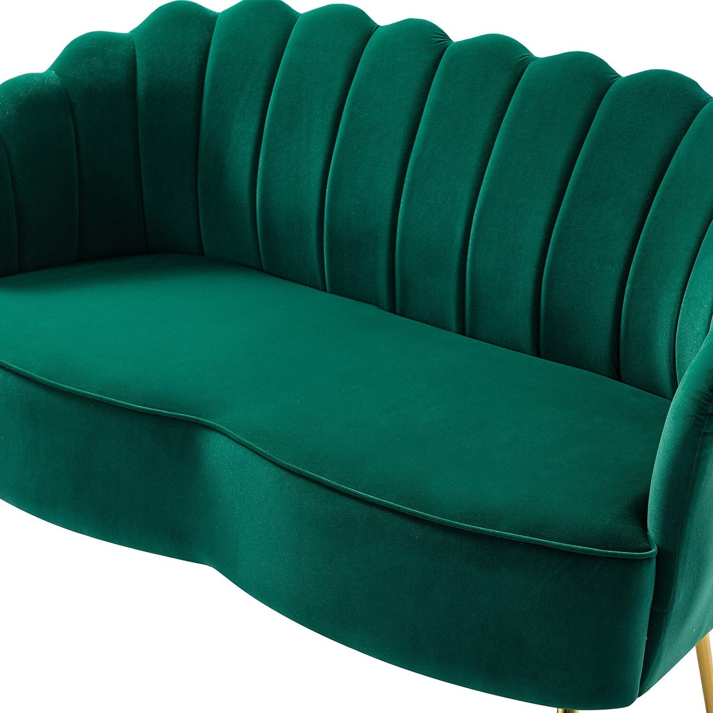 Causeuse Xabier 52'' avec dossier en forme de fleur