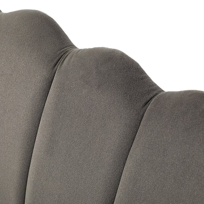 Causeuse Xabier 52'' avec dossier en forme de fleur