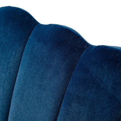 Causeuse Xabier 52'' avec dossier en forme de fleur