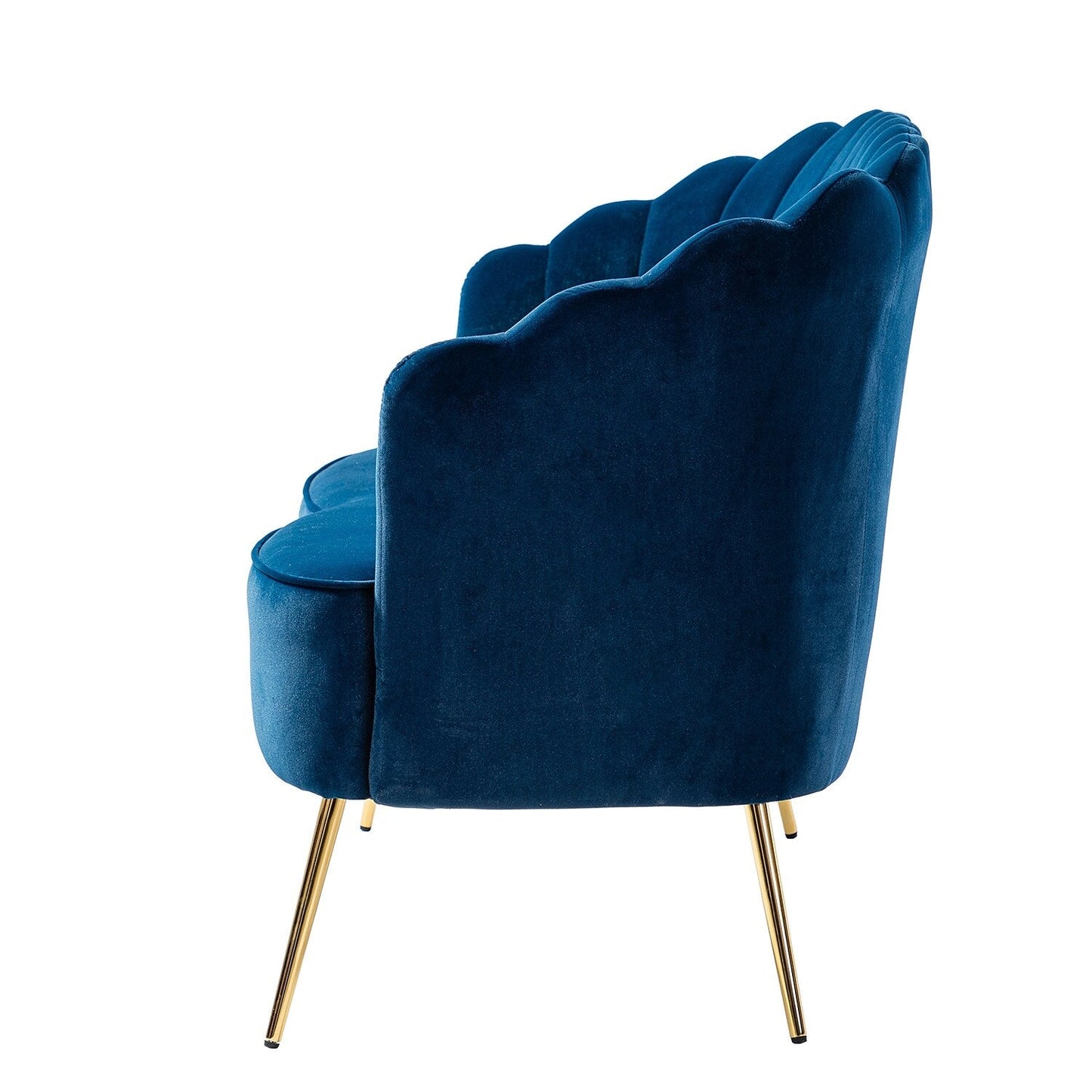 Causeuse Xabier 52'' avec dossier en forme de fleur