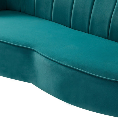 Causeuse Xabier 52'' avec dossier en forme de fleur