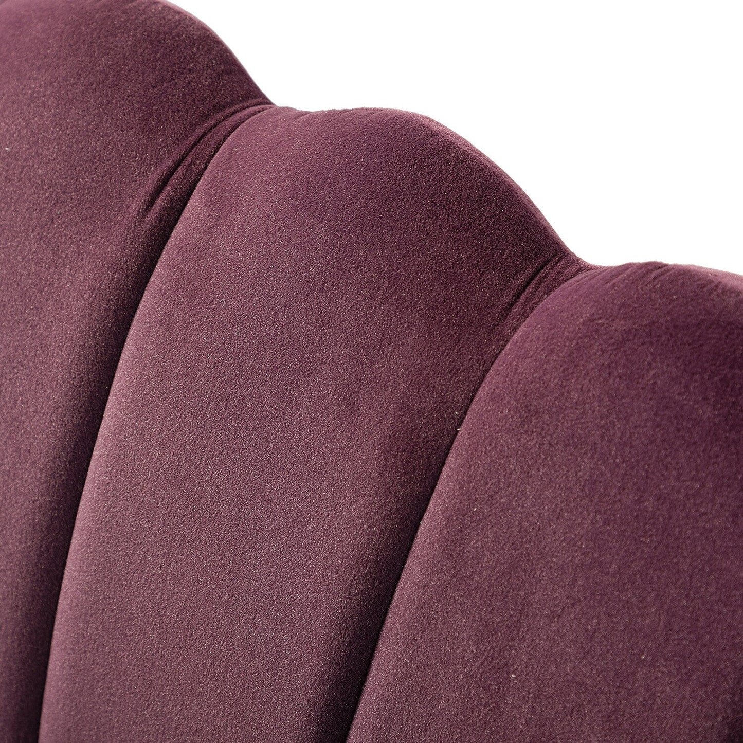 Causeuse Xabier 52'' avec dossier en forme de fleur