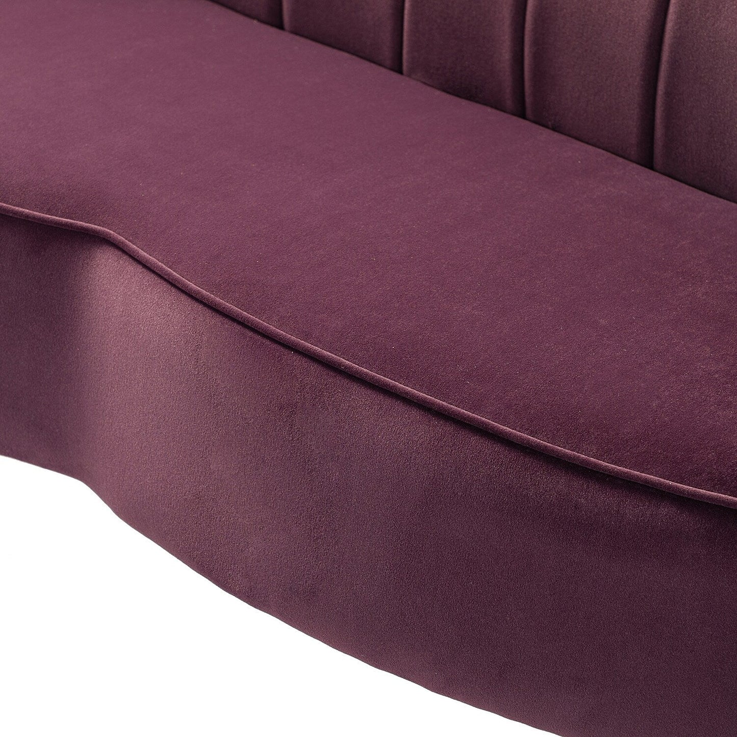 Causeuse Xabier 52'' avec dossier en forme de fleur