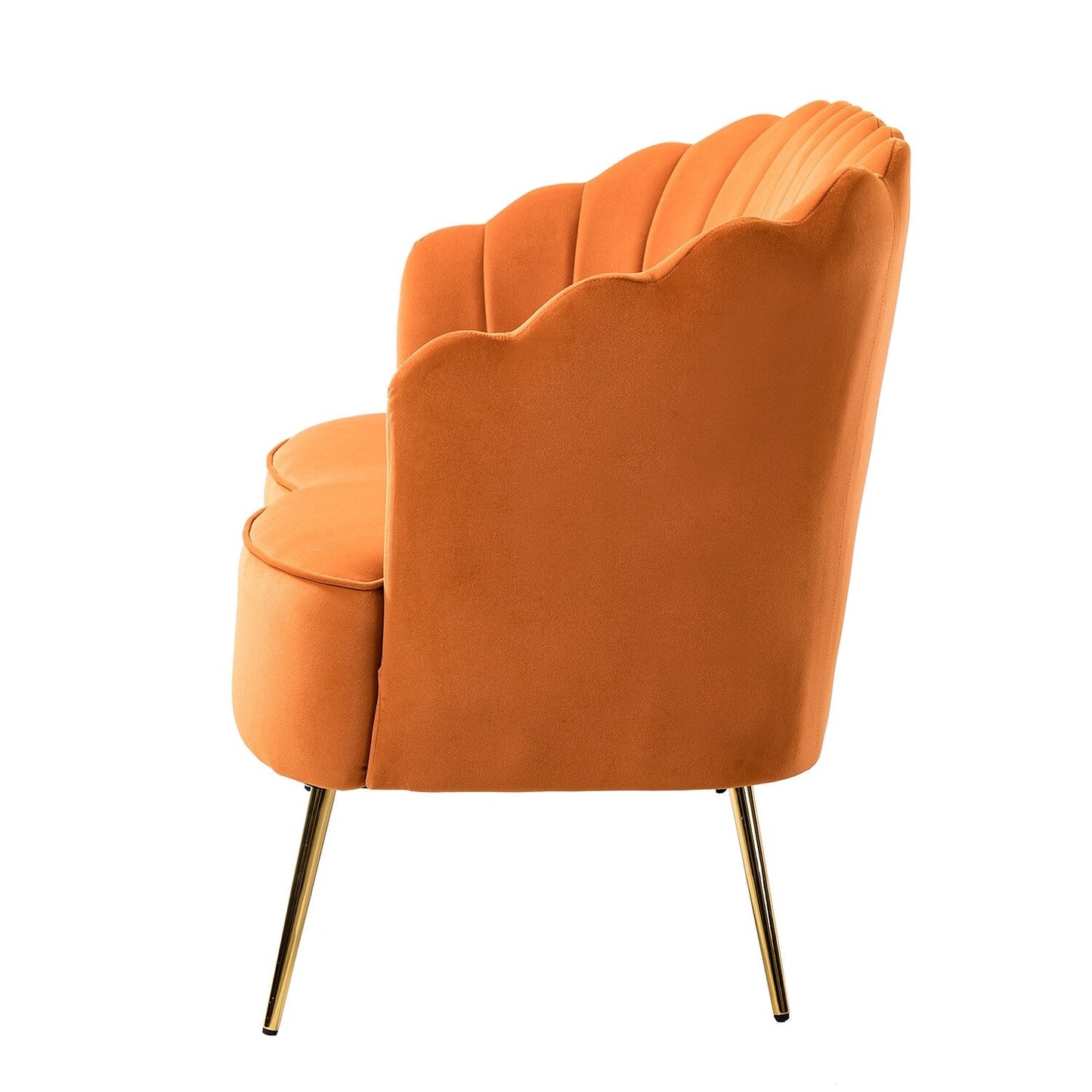 Causeuse Xabier 52'' avec dossier en forme de fleur