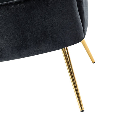 Causeuse Xabier 52'' avec dossier en forme de fleur