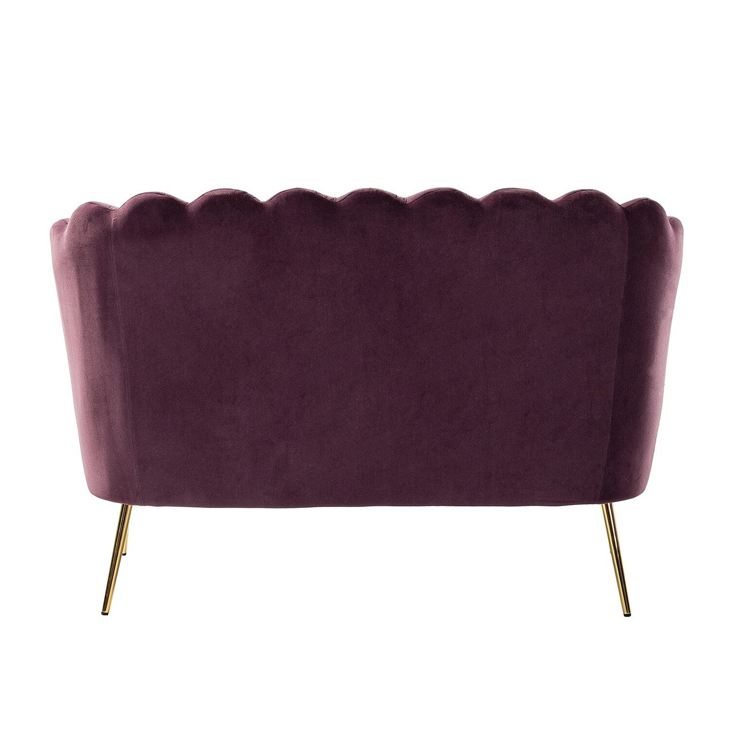 Causeuse Xabier 52'' avec dossier en forme de fleur