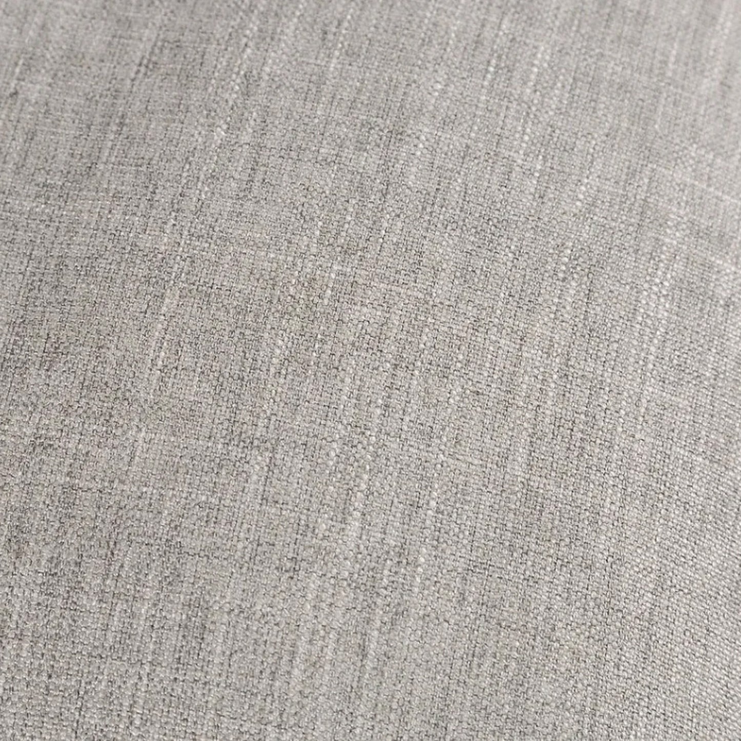 Canapé Yaana avec coussins en plumes, bois brun foncé, gris, 83 pouces