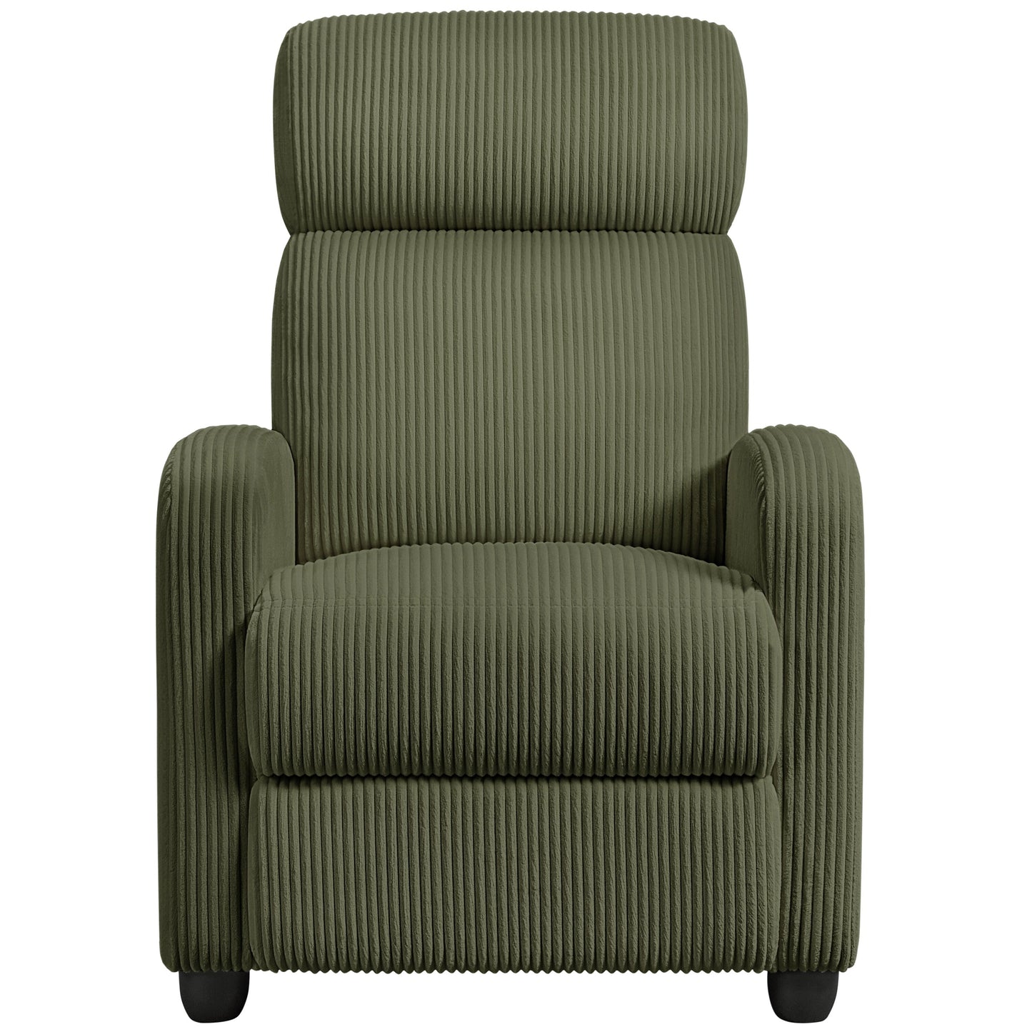 Fauteuil inclinable rembourré moderne et réglable Yaheetech avec ressorts ensachés pour salon