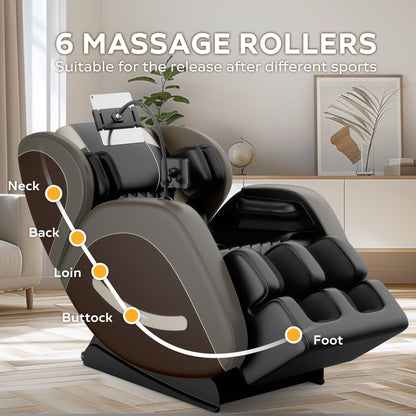 Fauteuil inclinable de massage à gravité zéro avec massage à air complet du corps et Bluetooth