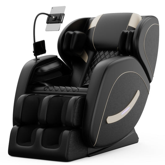 Fauteuil inclinable de massage à gravité zéro avec massage à air complet du corps et Bluetooth