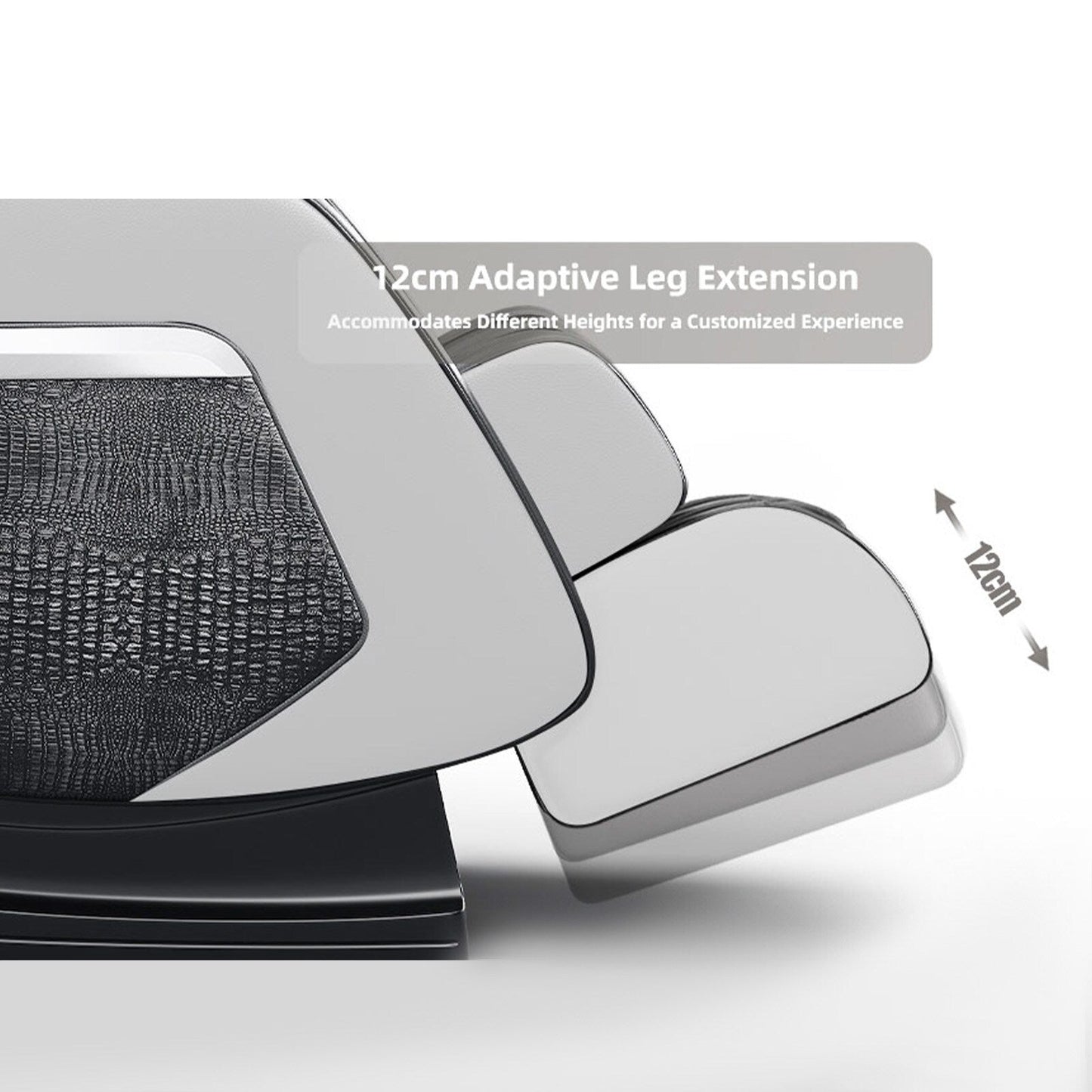 Fauteuil inclinable de massage à gravité zéro avec audio Bluetooth