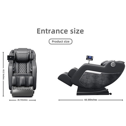 Fauteuil inclinable de massage à gravité zéro avec audio Bluetooth
