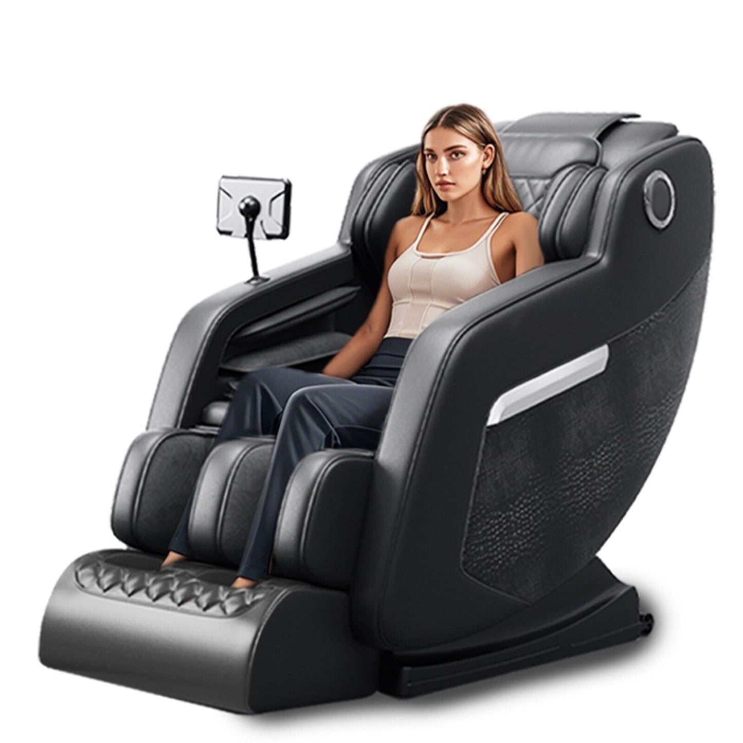 Fauteuil inclinable de massage à gravité zéro avec audio Bluetooth