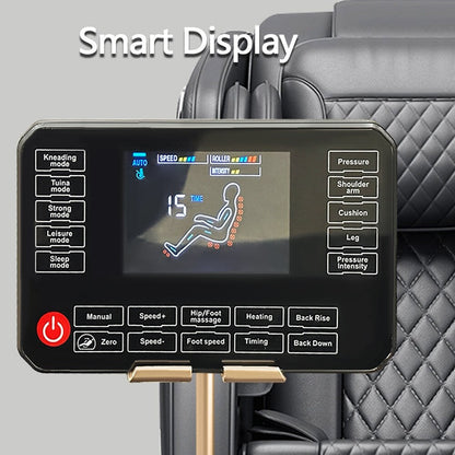 Fauteuil inclinable de massage à gravité zéro avec audio Bluetooth