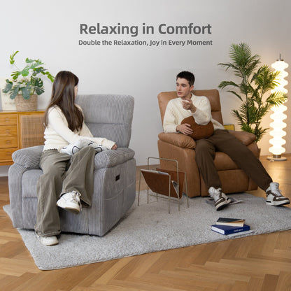 Fauteuil inclinable électrique Zero Gravity avec port USB et design ergonomique