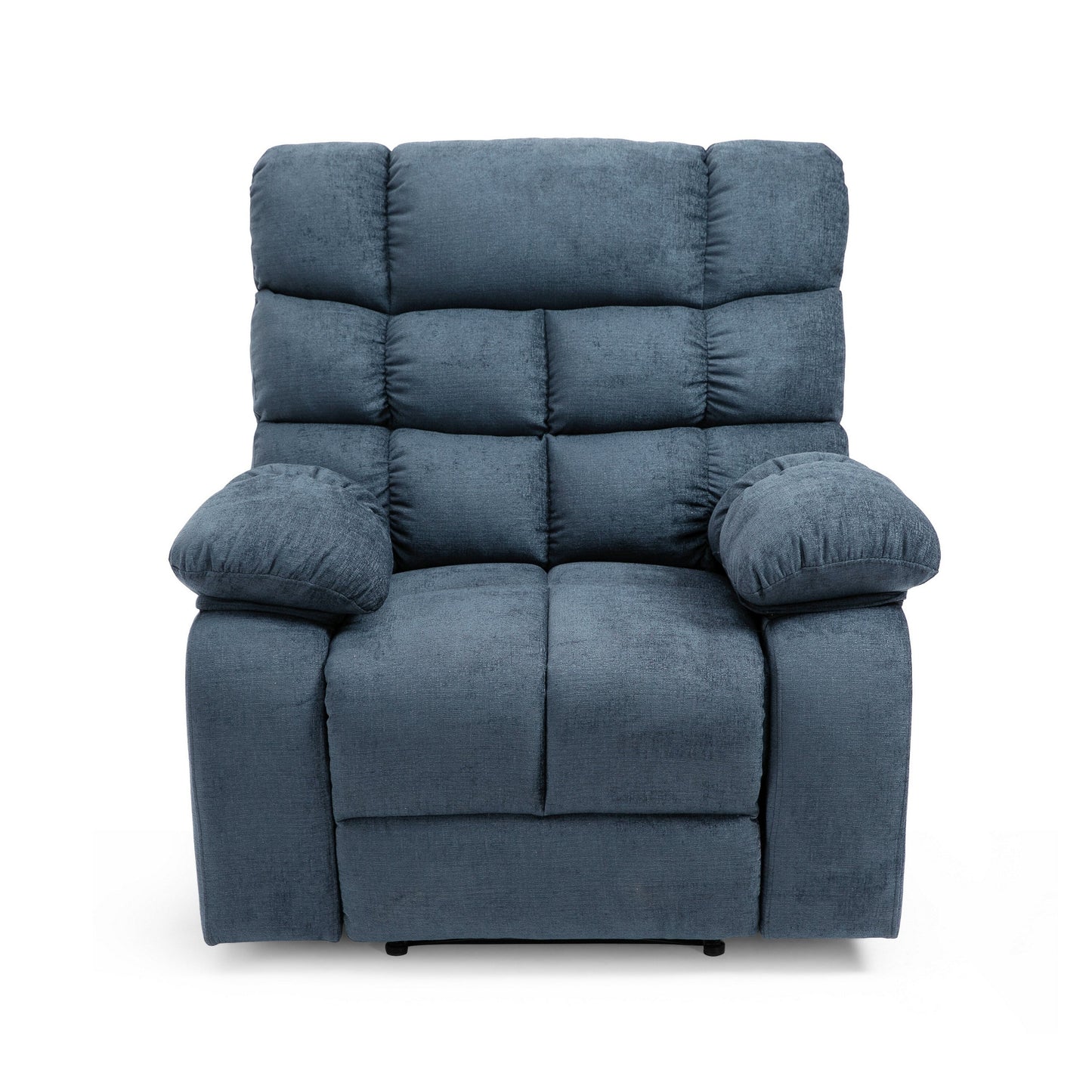 Fauteuil inclinable électrique Zoi, 5 modes de massage, tissu gris capitonné