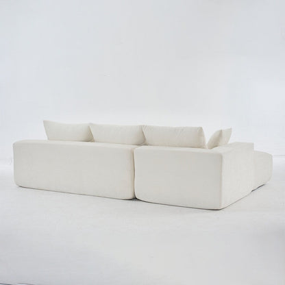 canapé modulaire extra large et profond, canapé nuage 4 personnes