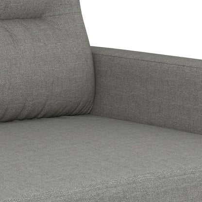 vidaXL Canapé 2 places Gris foncé 47,2 Tissu - 54,3 x 30,3 x 31,5