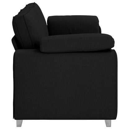 vidaXL Canapé Noir/Gris foncé Métal - 86,2 x 30,3 x 32,3