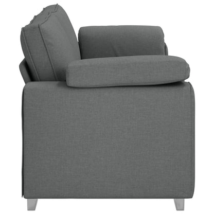 vidaXL Canapé Noir/Gris foncé Métal - 86,2 x 30,3 x 32,3