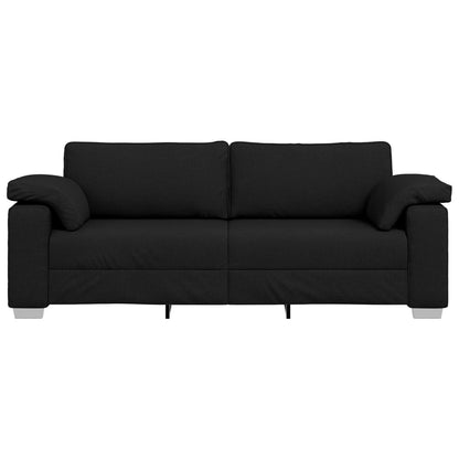 vidaXL Canapé Noir/Gris foncé Métal - 86,2 x 30,3 x 32,3